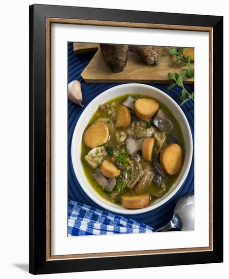 Mushroom Soup (Boletus Edulis), Italy, Europe-Nico Tondini-Framed Photographic Print