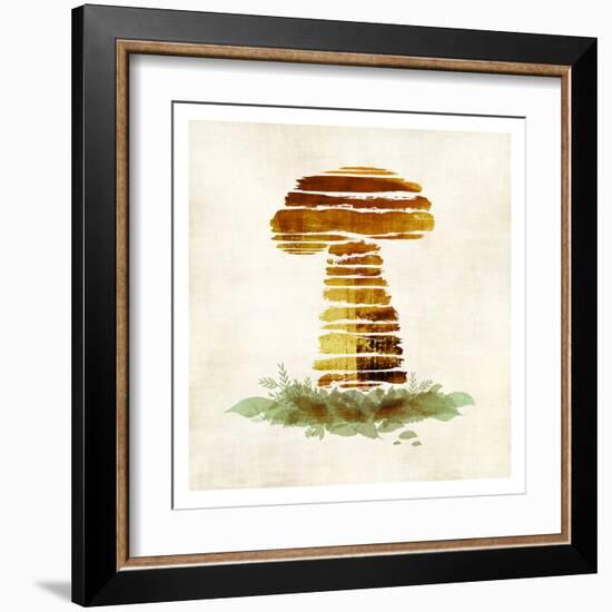 Mushroom-Kristin Emery-Framed Art Print