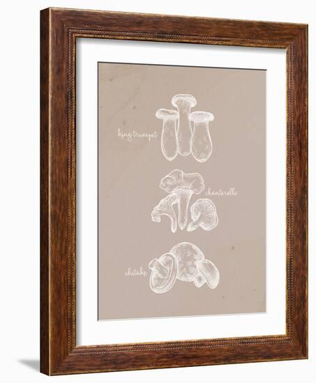 Mushrooms 1-Anne Bailey-Framed Art Print