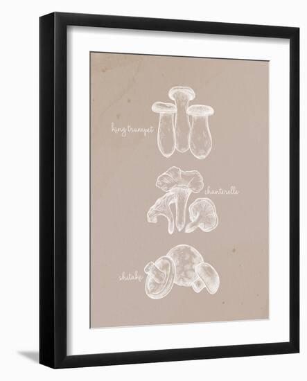 Mushrooms 1-Anne Bailey-Framed Art Print
