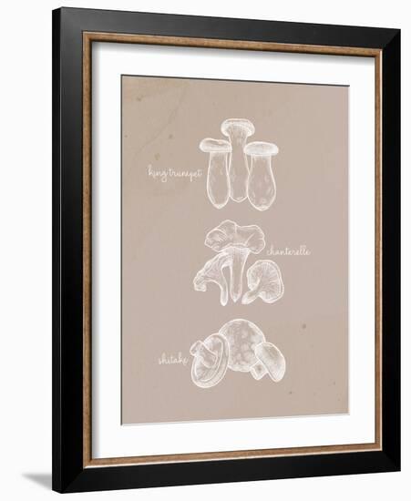 Mushrooms 1-Anne Bailey-Framed Art Print