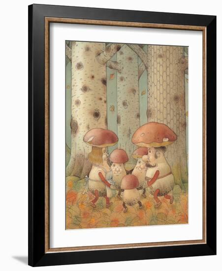 Mushrooms, 2005-Kestutis Kasparavicius-Framed Giclee Print