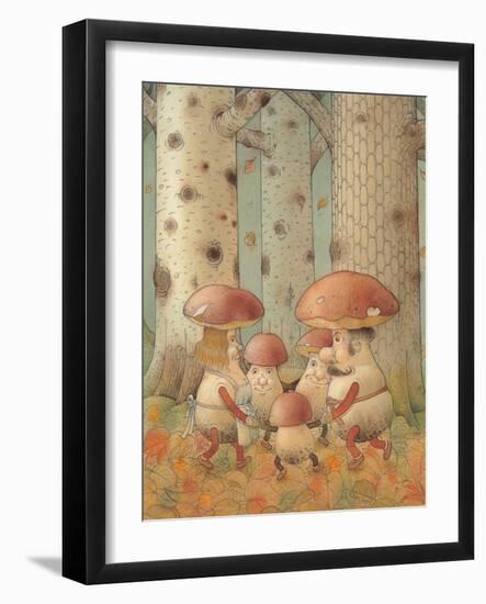 Mushrooms, 2005-Kestutis Kasparavicius-Framed Giclee Print