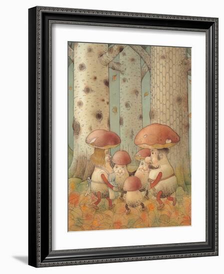 Mushrooms, 2005-Kestutis Kasparavicius-Framed Giclee Print