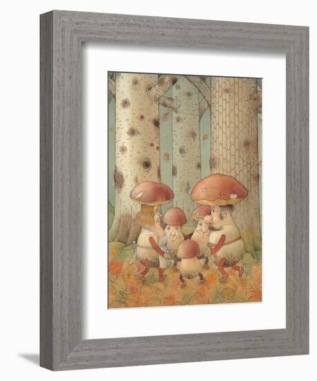 Mushrooms, 2005-Kestutis Kasparavicius-Framed Giclee Print