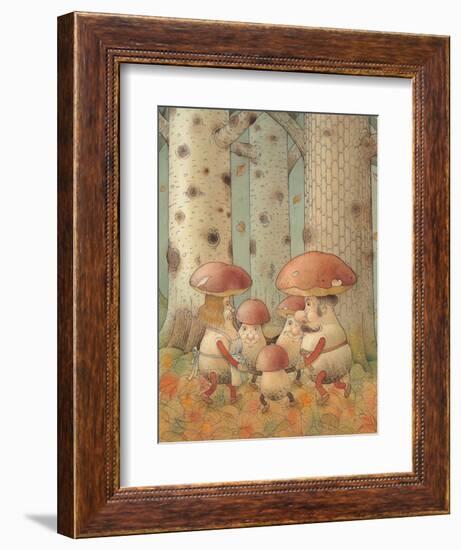 Mushrooms, 2005-Kestutis Kasparavicius-Framed Giclee Print