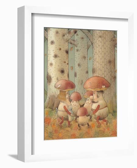 Mushrooms, 2005-Kestutis Kasparavicius-Framed Giclee Print