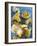 Mushrooms, Chanterelles, (Cantharellus Cibarius), Italy-Nico Tondini-Framed Photographic Print