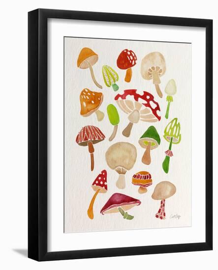 Mushrooms-Cat Coquillette-Framed Giclee Print