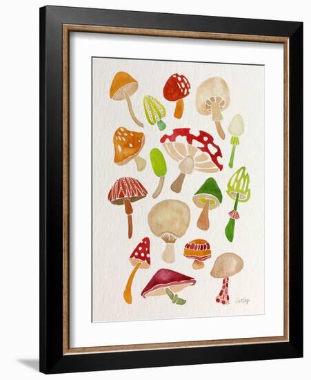 Mushrooms-Cat Coquillette-Framed Giclee Print