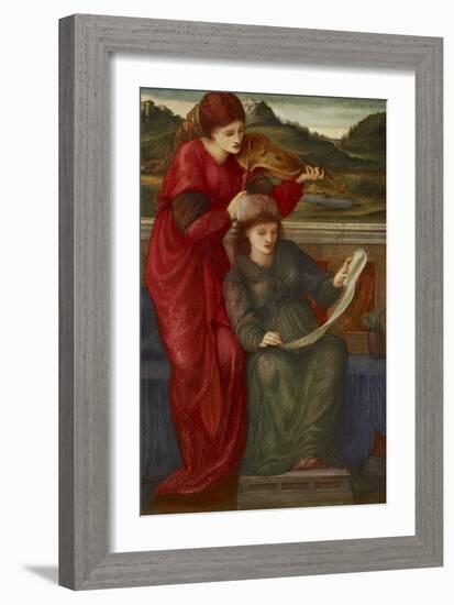 Music, 1877-Edward Burne-Jones-Framed Giclee Print