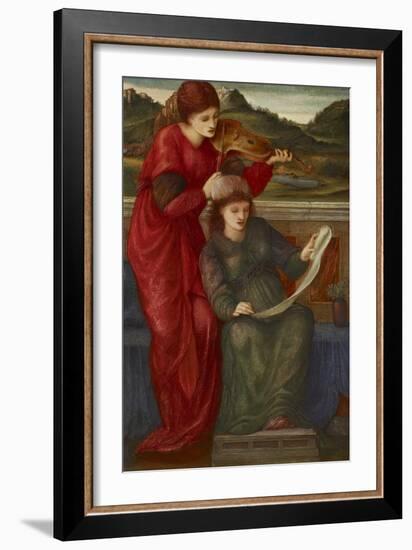 Music, 1877-Edward Burne-Jones-Framed Giclee Print