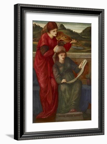 Music, 1877-Edward Burne-Jones-Framed Giclee Print