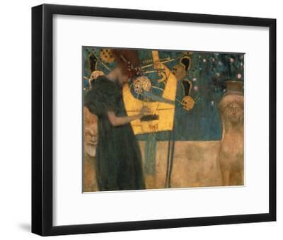 Music, 1895-Gustav Klimt-Framed Giclee Print