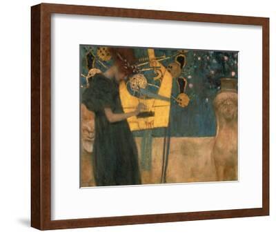 Music, 1895-Gustav Klimt-Framed Giclee Print