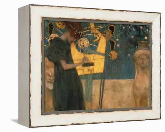 Music, 1895-Gustav Klimt-Framed Premier Image Canvas