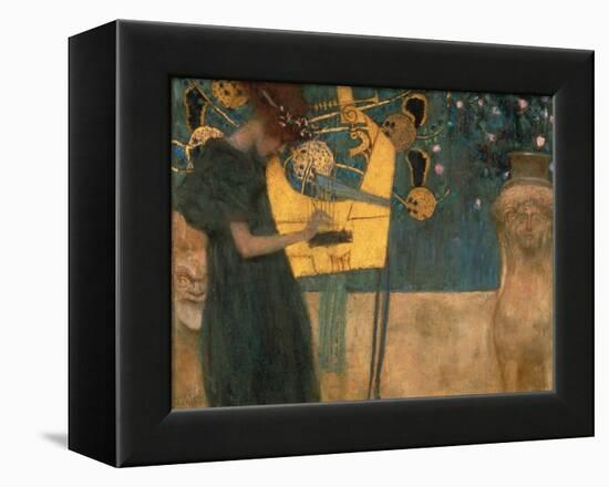 Music, 1895-Gustav Klimt-Framed Premier Image Canvas