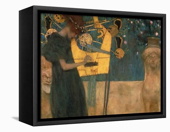 Music, 1895-Gustav Klimt-Framed Premier Image Canvas