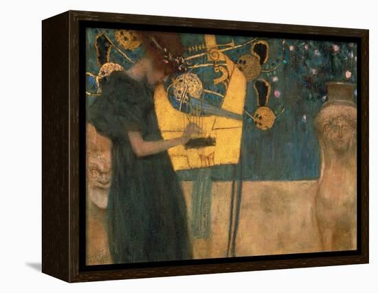 Music, 1895-Gustav Klimt-Framed Premier Image Canvas