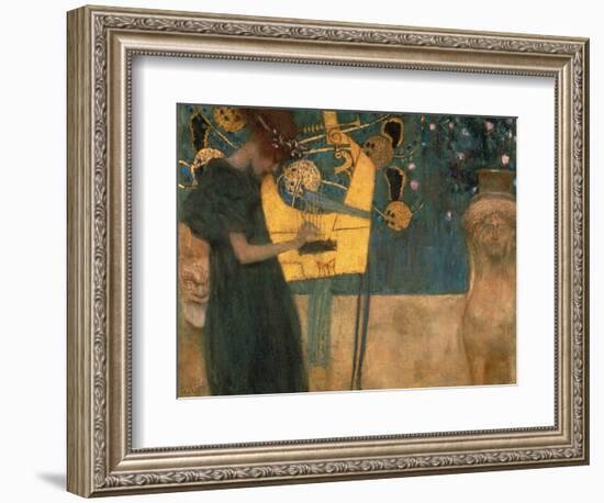 Music, 1895-Gustav Klimt-Framed Giclee Print