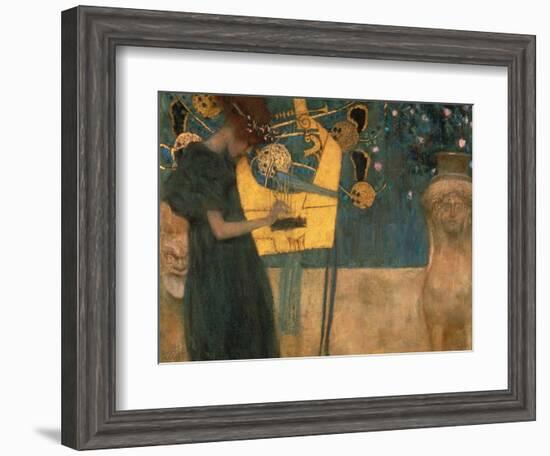 Music, 1895-Gustav Klimt-Framed Giclee Print