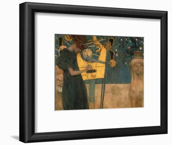 Music, 1895-Gustav Klimt-Framed Giclee Print