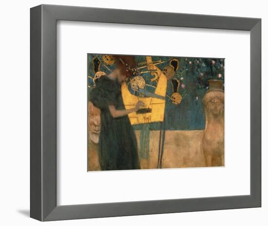 Music, 1895-Gustav Klimt-Framed Giclee Print