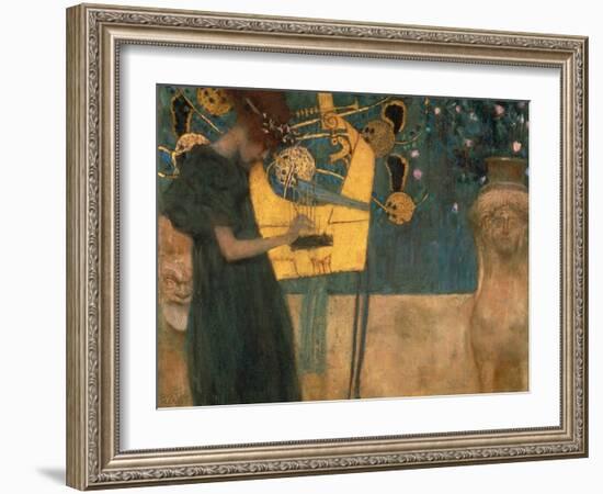 Music, 1895-Gustav Klimt-Framed Giclee Print