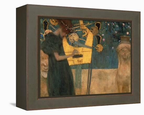 Music, 1895-Gustav Klimt-Framed Premier Image Canvas