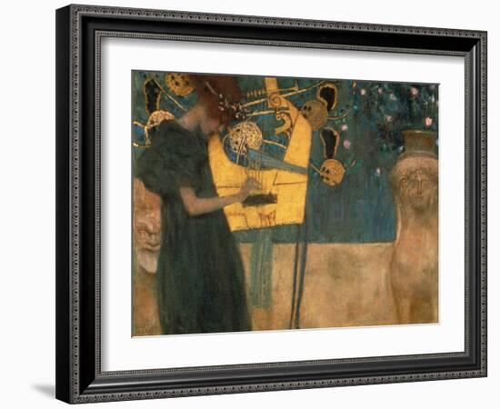 Music, 1895-Gustav Klimt-Framed Giclee Print