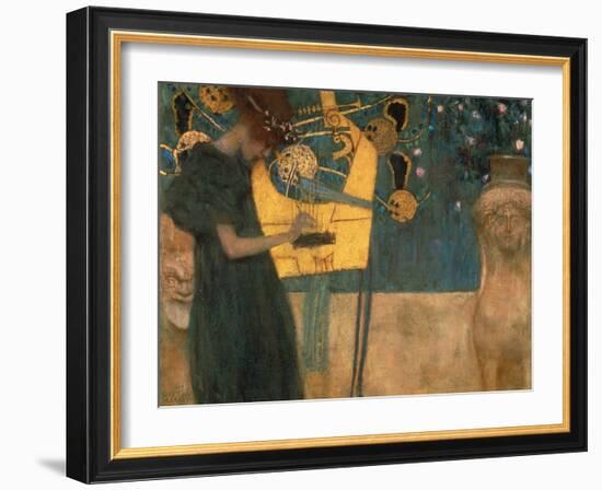 Music, 1895-Gustav Klimt-Framed Giclee Print