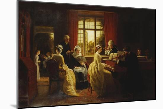Music at the Parsonage-Frederick Daniel Hardy-Mounted Giclee Print