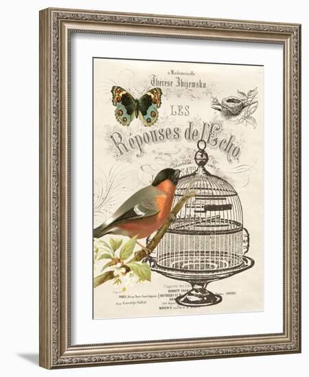 Music Bird I-Gwendolyn Babbitt-Framed Art Print