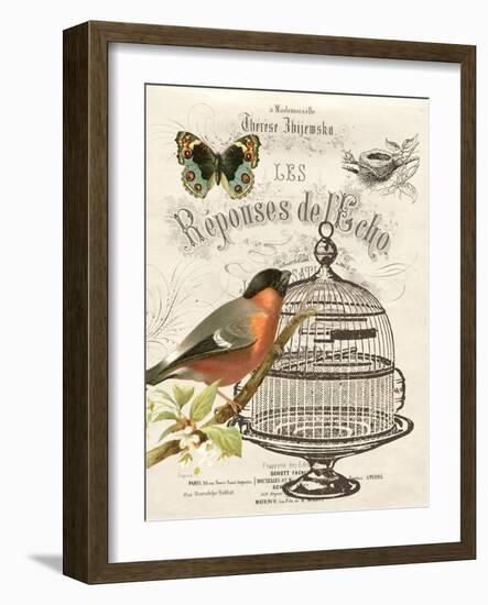 Music Bird I-Gwendolyn Babbitt-Framed Art Print