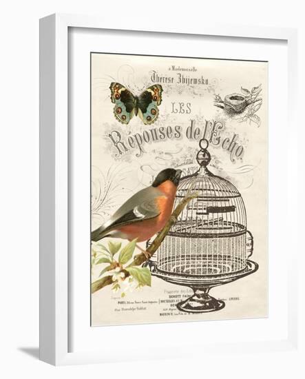 Music Bird I-Gwendolyn Babbitt-Framed Art Print