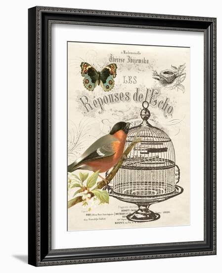 Music Bird I-Gwendolyn Babbitt-Framed Art Print