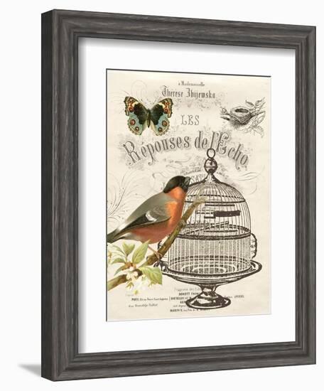 Music Bird I-Gwendolyn Babbitt-Framed Art Print