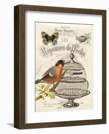 Music Bird I-Gwendolyn Babbitt-Framed Art Print