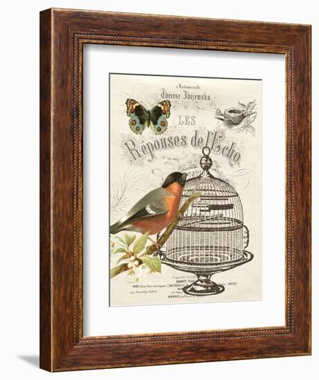 Music Bird I-Gwendolyn Babbitt-Framed Art Print