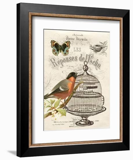 Music Bird I-Gwendolyn Babbitt-Framed Art Print