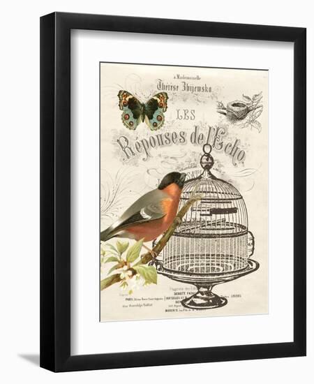 Music Bird I-Gwendolyn Babbitt-Framed Art Print