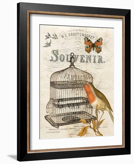 Music Bird II-Gwendolyn Babbitt-Framed Art Print