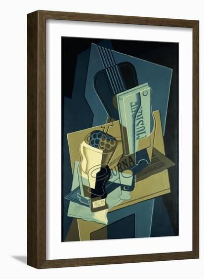 Music Book; Le Cahier de Musique, 1922-Juan Gris-Framed Giclee Print