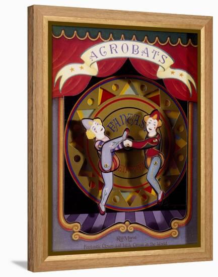 Music Box with Acrobats Moving to Moonlight Sonata-Ludwig Van Beethoven-Framed Premier Image Canvas