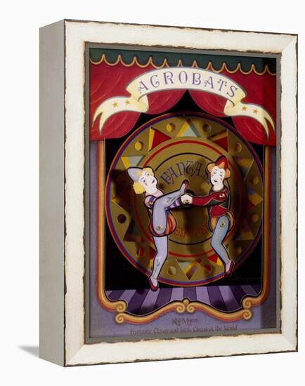 Music Box with Acrobats Moving to Moonlight Sonata-Ludwig Van Beethoven-Framed Premier Image Canvas