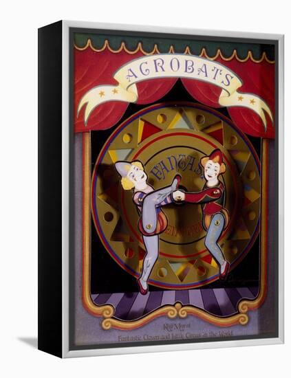 Music Box with Acrobats Moving to Moonlight Sonata-Ludwig Van Beethoven-Framed Premier Image Canvas