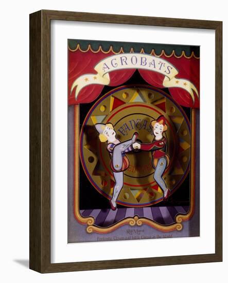 Music Box with Acrobats Moving to Moonlight Sonata-Ludwig Van Beethoven-Framed Giclee Print