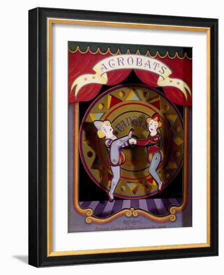 Music Box with Acrobats Moving to Moonlight Sonata-Ludwig Van Beethoven-Framed Giclee Print