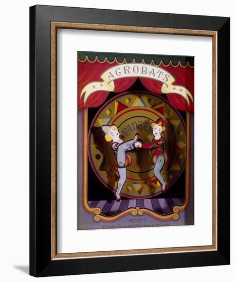 Music Box with Acrobats Moving to Moonlight Sonata-Ludwig Van Beethoven-Framed Giclee Print
