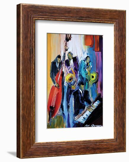 Music for the Soul-Maya Green-Framed Art Print